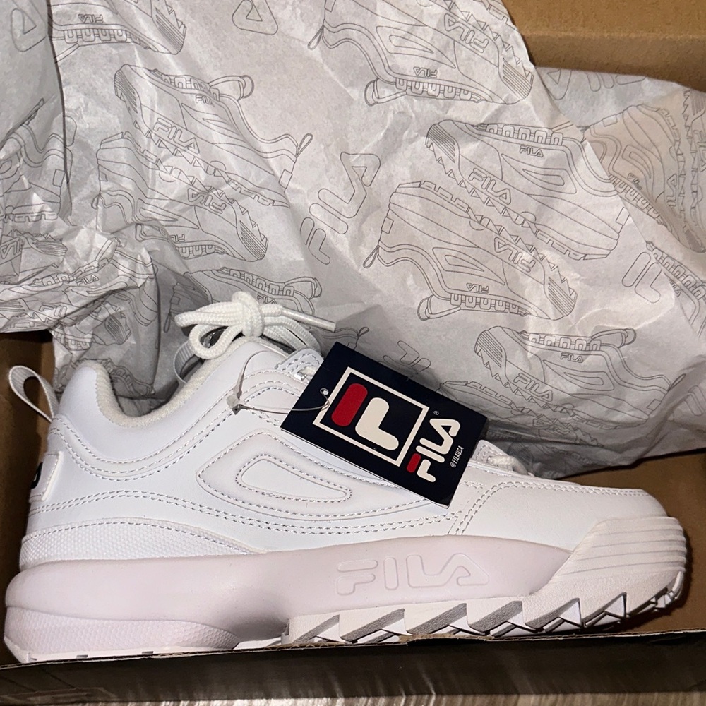 Fila Classic White Athletic Shoes